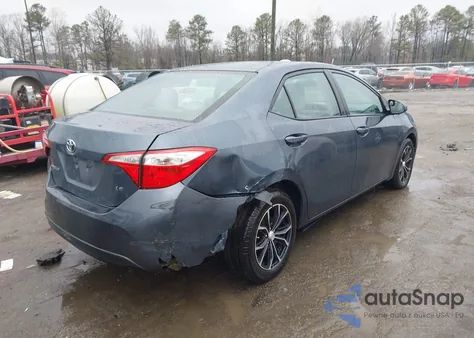 2016 Toyota Corolla Le z USA, uszkodzony, nr VIN 2T1BURHE0GC513668